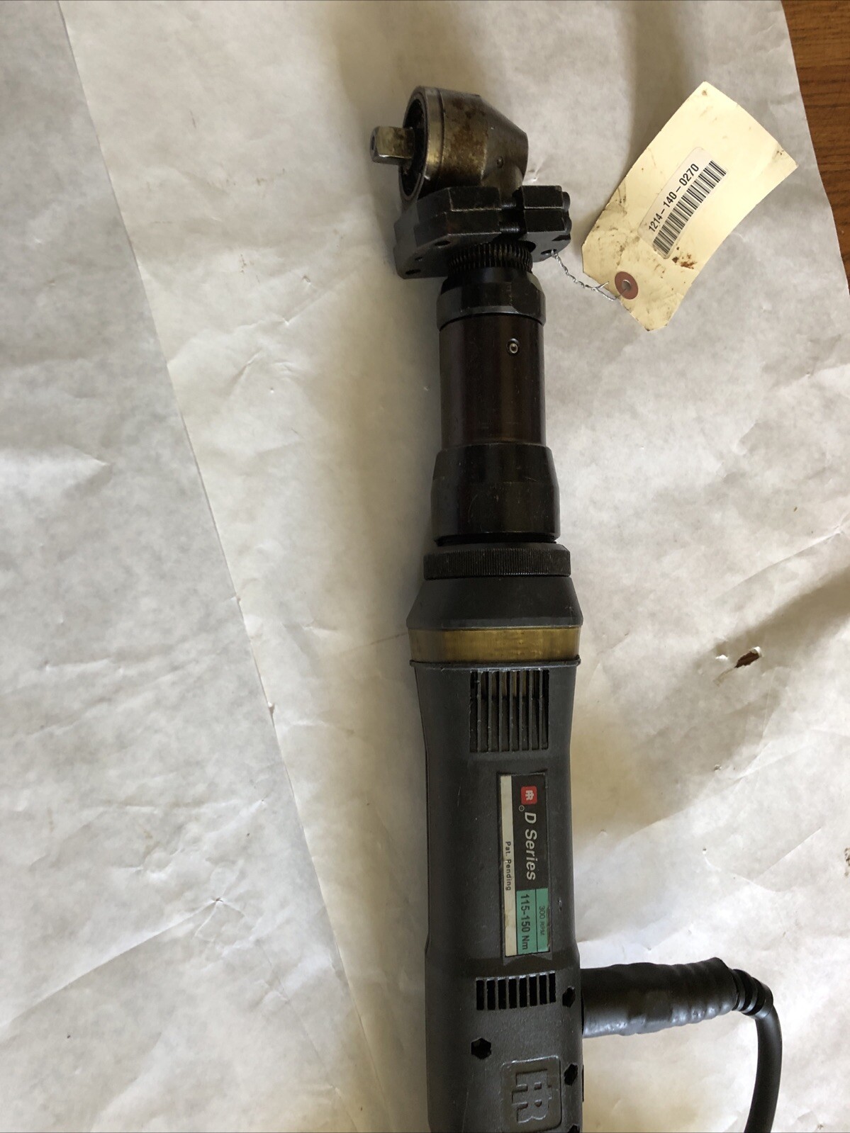 INGERSOLL RAND DEA55N4S8UTL RIGHT-ANGLE dea120-249r NUTRUNNER,1/2 DRIVE,BN