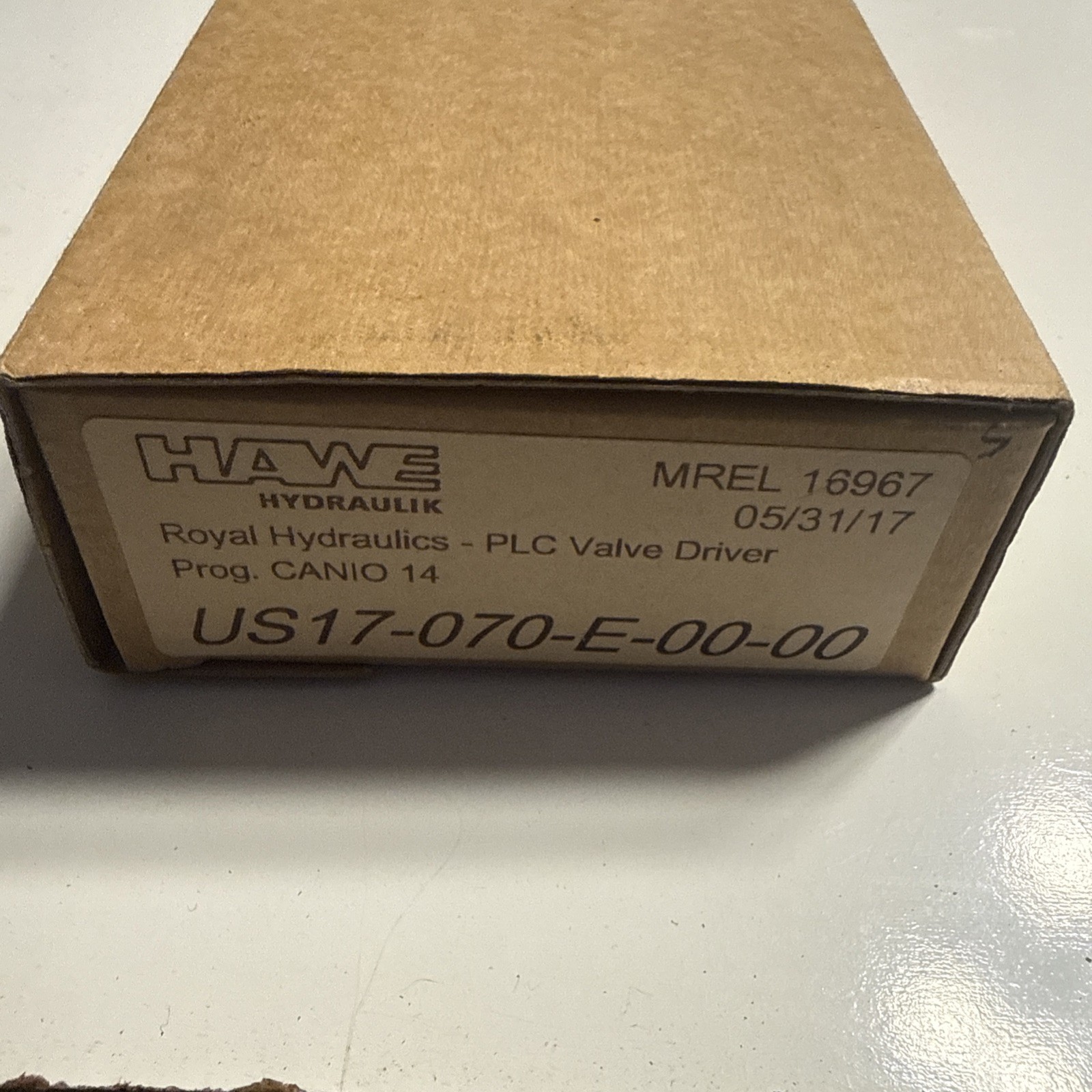 CAN I/O 14+ -OS/EN 6962-9454-00 Hawe Electronic Controller CANI/O14+-OS/EN