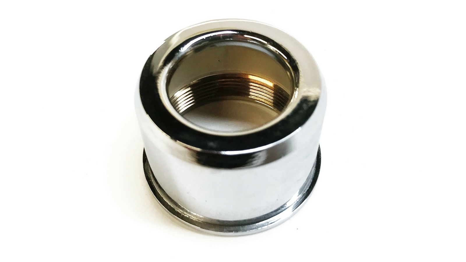 Unbranded 1″ High Chrome Escutcheon for 3/4″ Pipe [Lot of 3] NOS