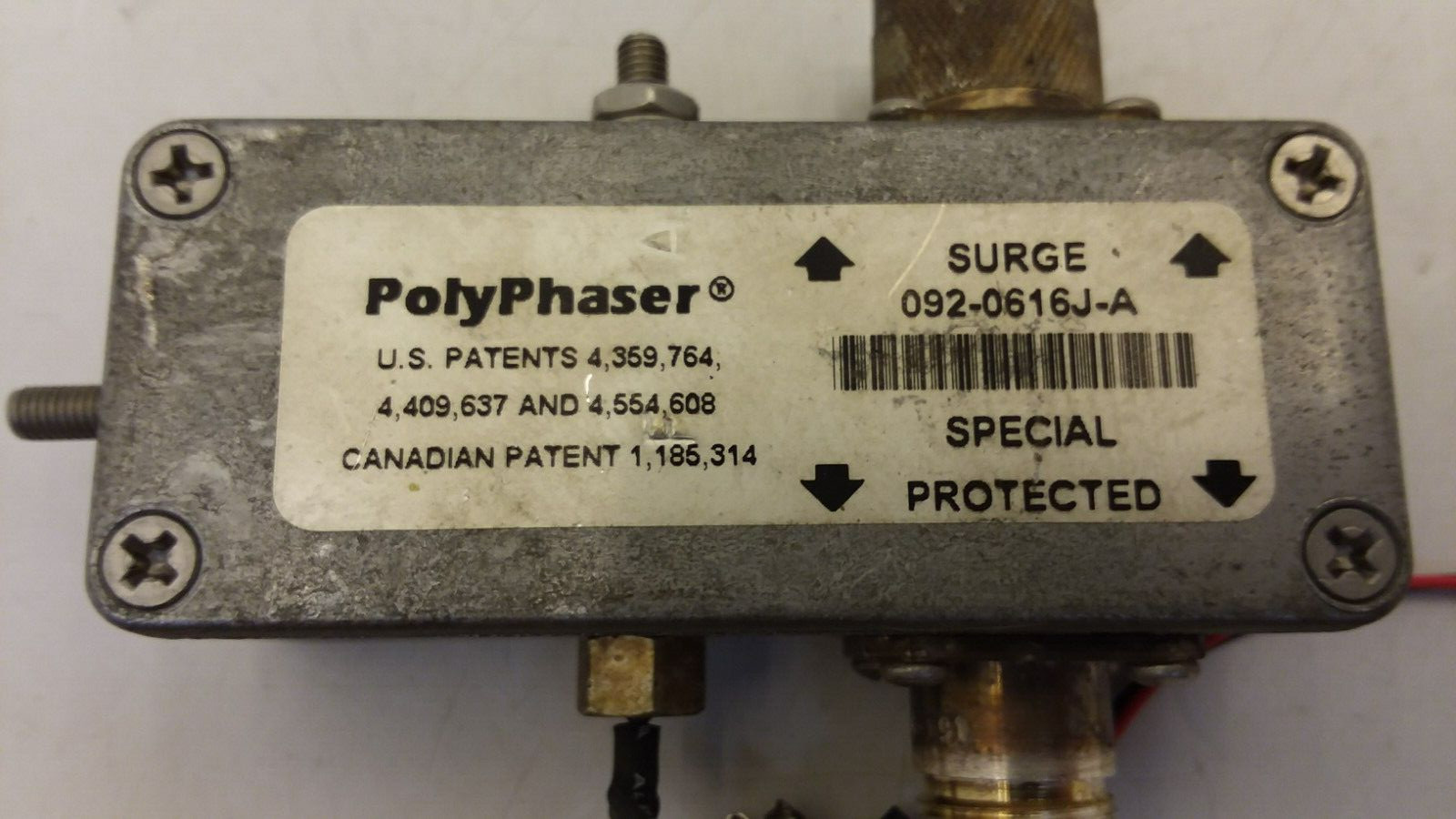 POLYPHASER 092-0616J-A IMPULSE SUPPRESSOR