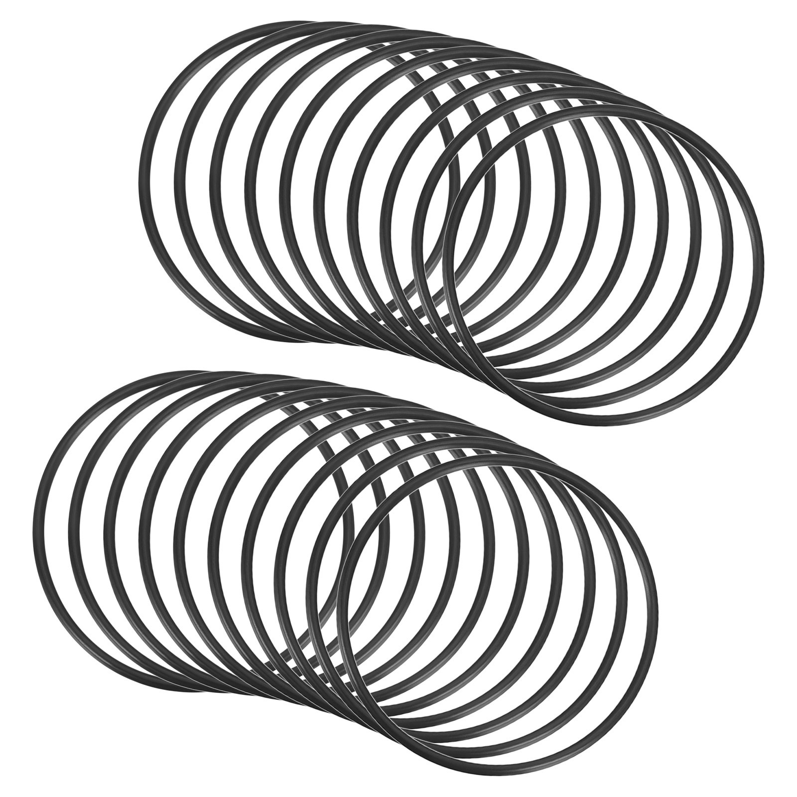 100×82.8×8.6mm Nitrile Rubber O-Rings Round Gasket Washer Black