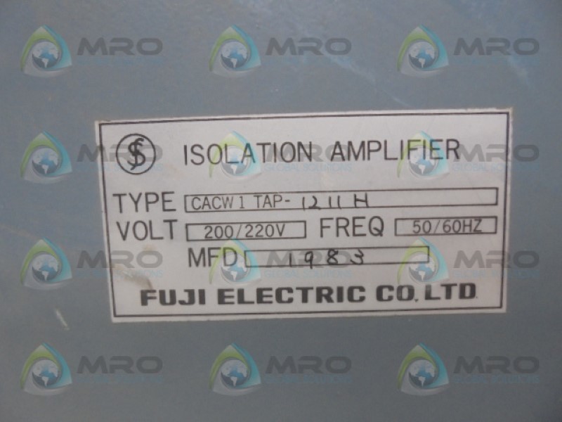 FUJI ELECTRIC CACW1TAP-1211H ISOLATION AMPLIFIER NSNP
