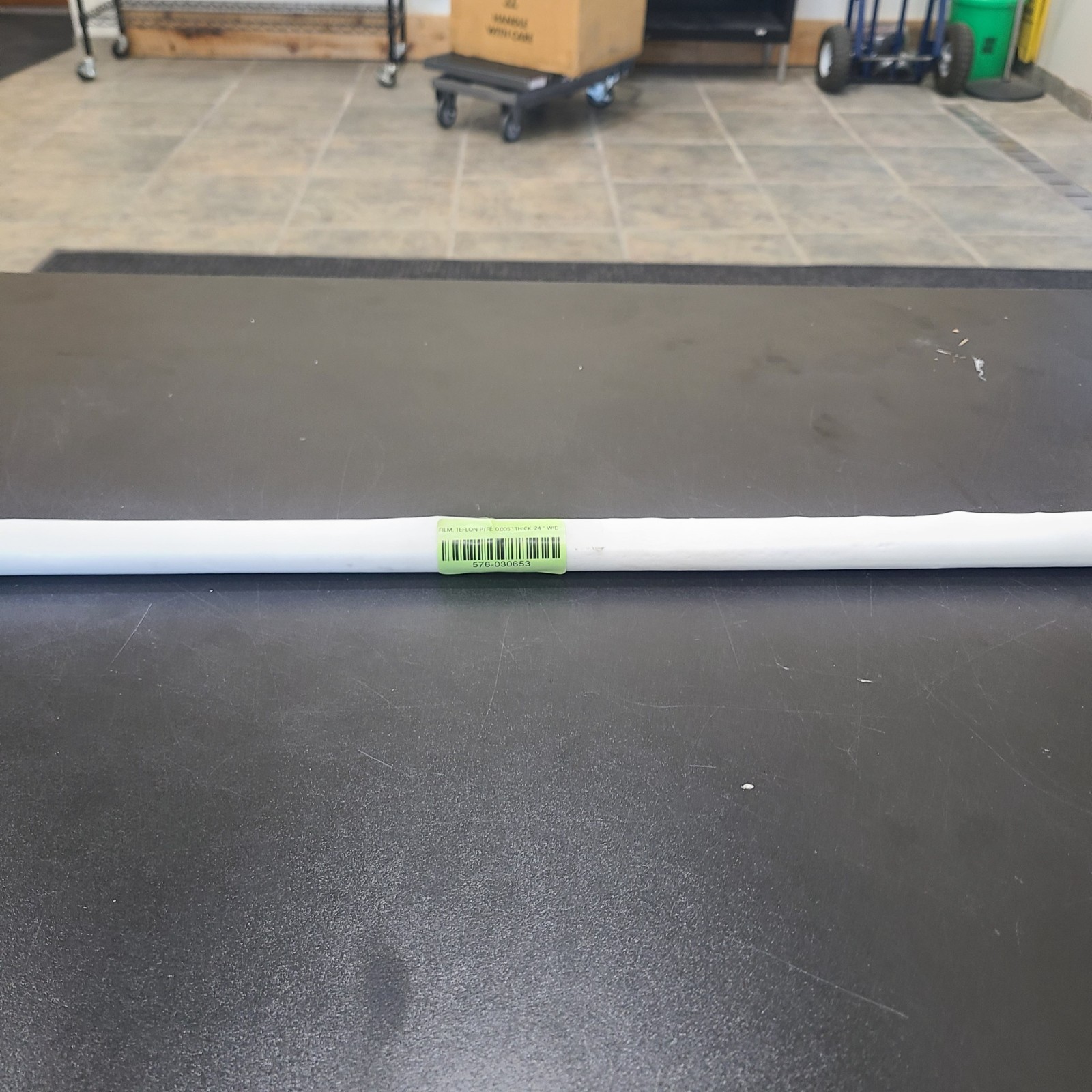 PTFE Teflon Film Sheet 0.005 in Thick 24 in Wide White Plastic Stock