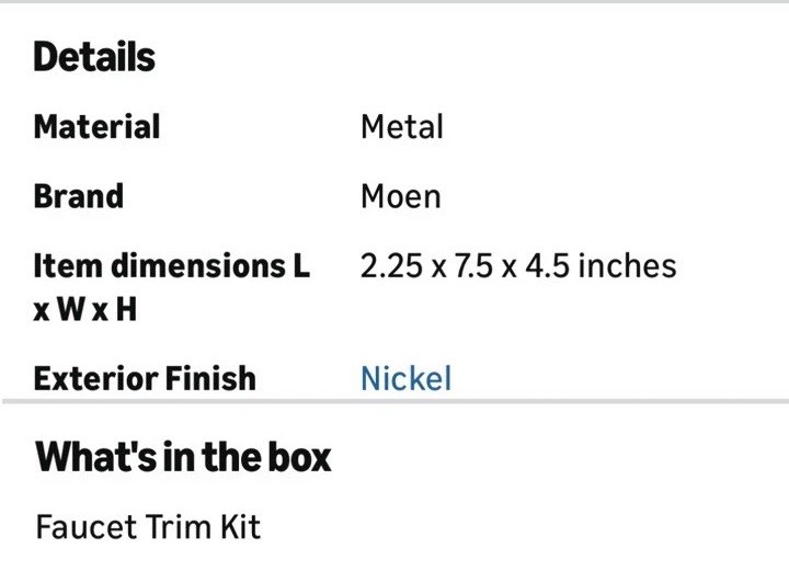 Moen T4311BN Kingsley Single-Handle Transfer Valve Trim Kit in Brushed Nickel
