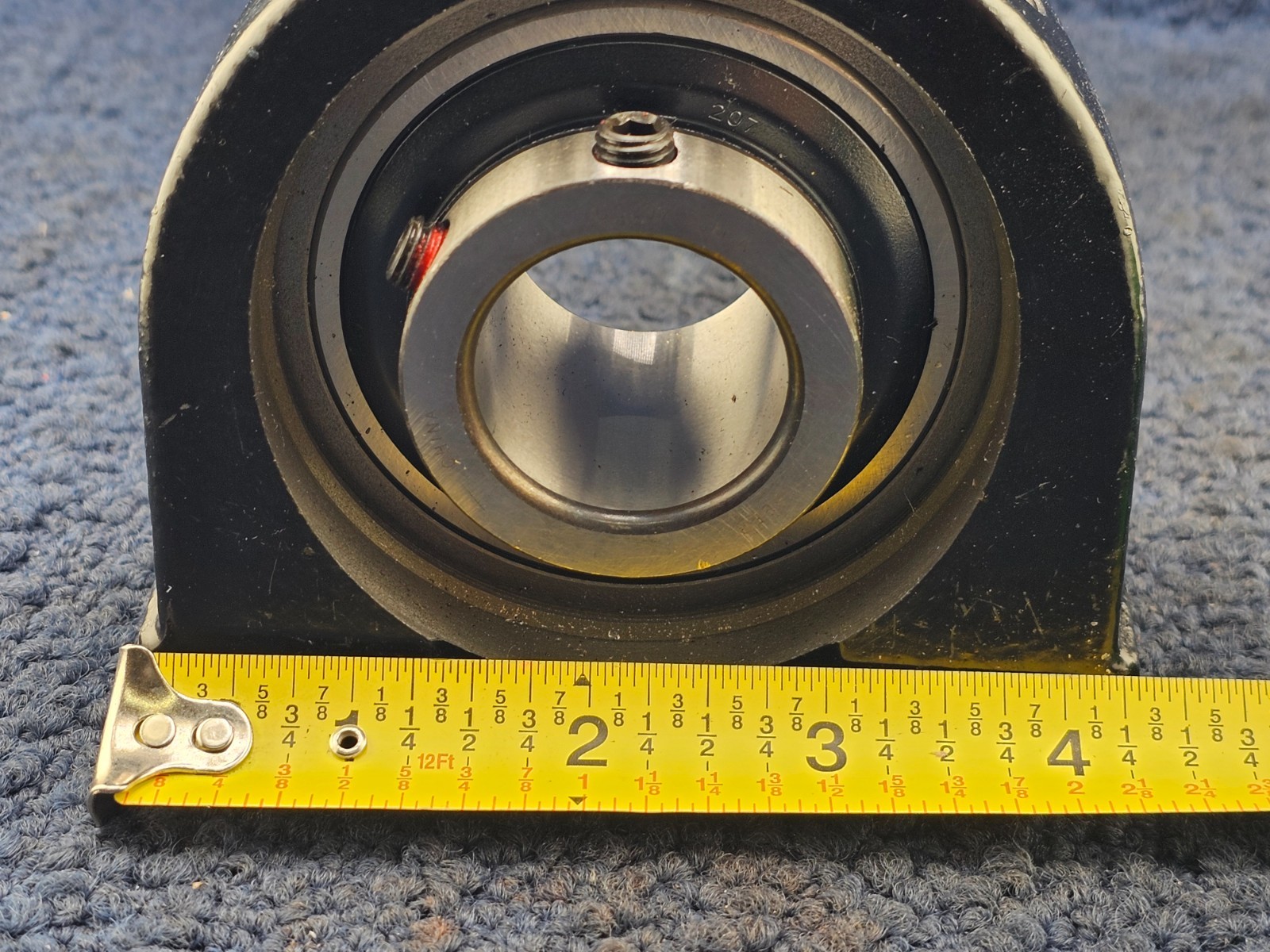 PEER PAS 204 PILLOW BLOCK w/ UC207-20M-A INSERT