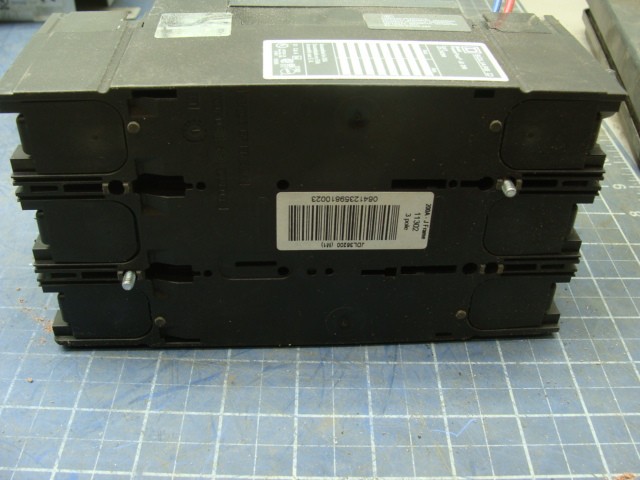 SQUARE D JDL36200 POWERPACT JD 250 CIRCUIT BREAKER DISCONNECT SWITCH 200 AMP