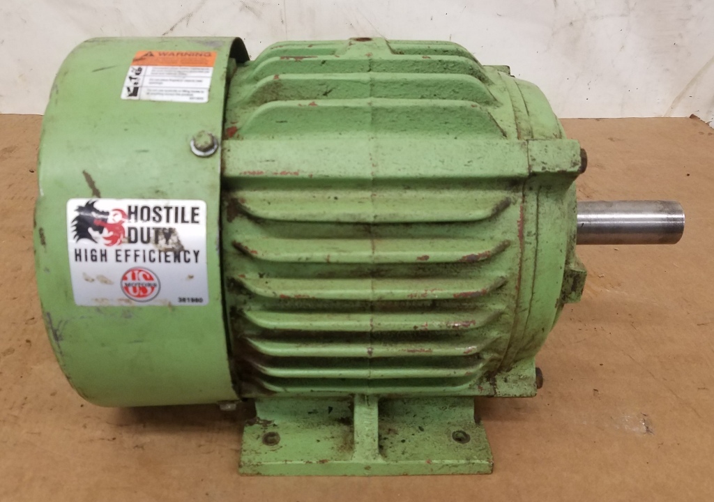 U.S. ELECTRICAL MOTOR, E396-50-W11W256R032M, 3 HP, 3 PH, 1165 RPM, 230/460 VOLTS