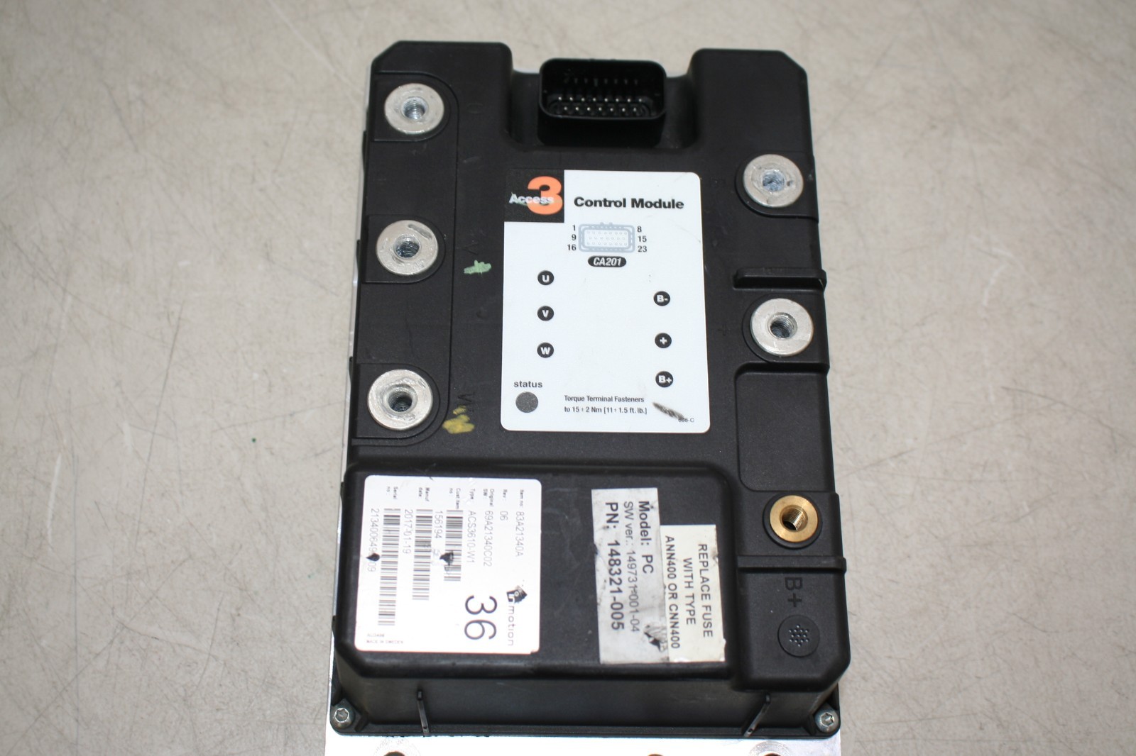 USSP Crown Access 3 Control Module PE 148321-005 83A21340A ACS3610-W1 Untested