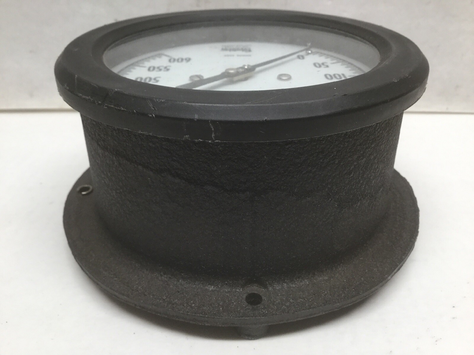 Robertshaw ACRAGAGE Pressure Gauge 0-600 AISI 316 Tube SAE 1018 Socket 4” DIA