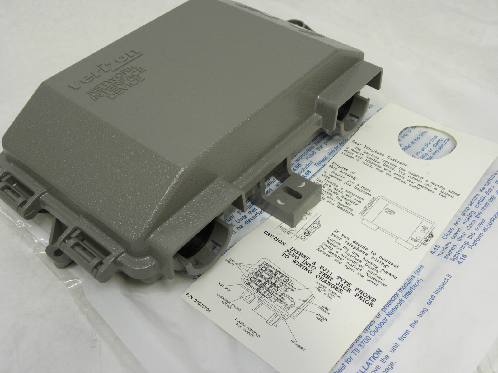 NEW Tii Network Interface Device 3700 Outdoor Network Interface 3712H-71-2101 VZ
