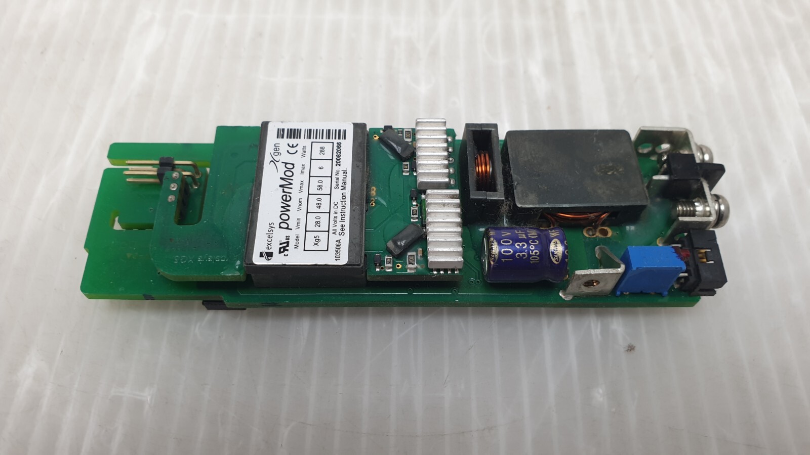 Excelsys PowerMod Xgen XG5 28.0 to 58.0 VDC, 6A, 288W 103506A