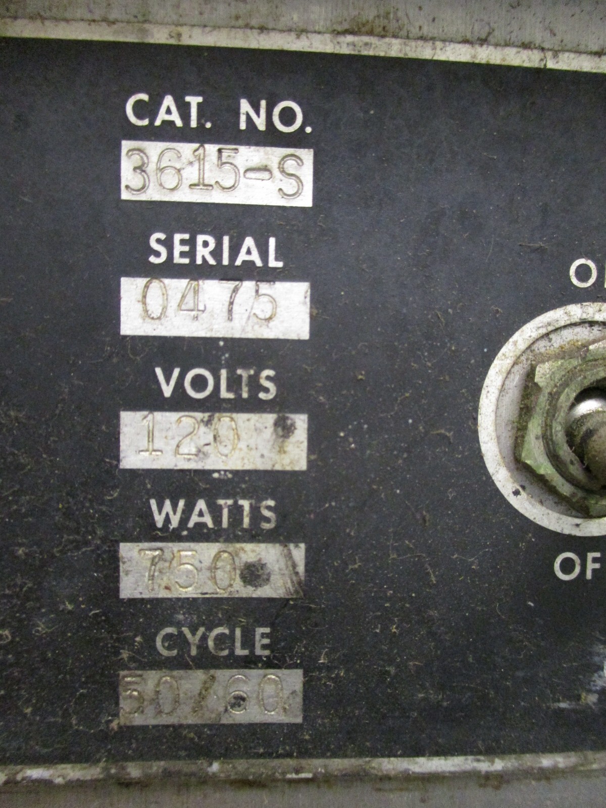Lab Line 3615S Oven 120 Volts 750 Watts 50/60Hz A5937WVS