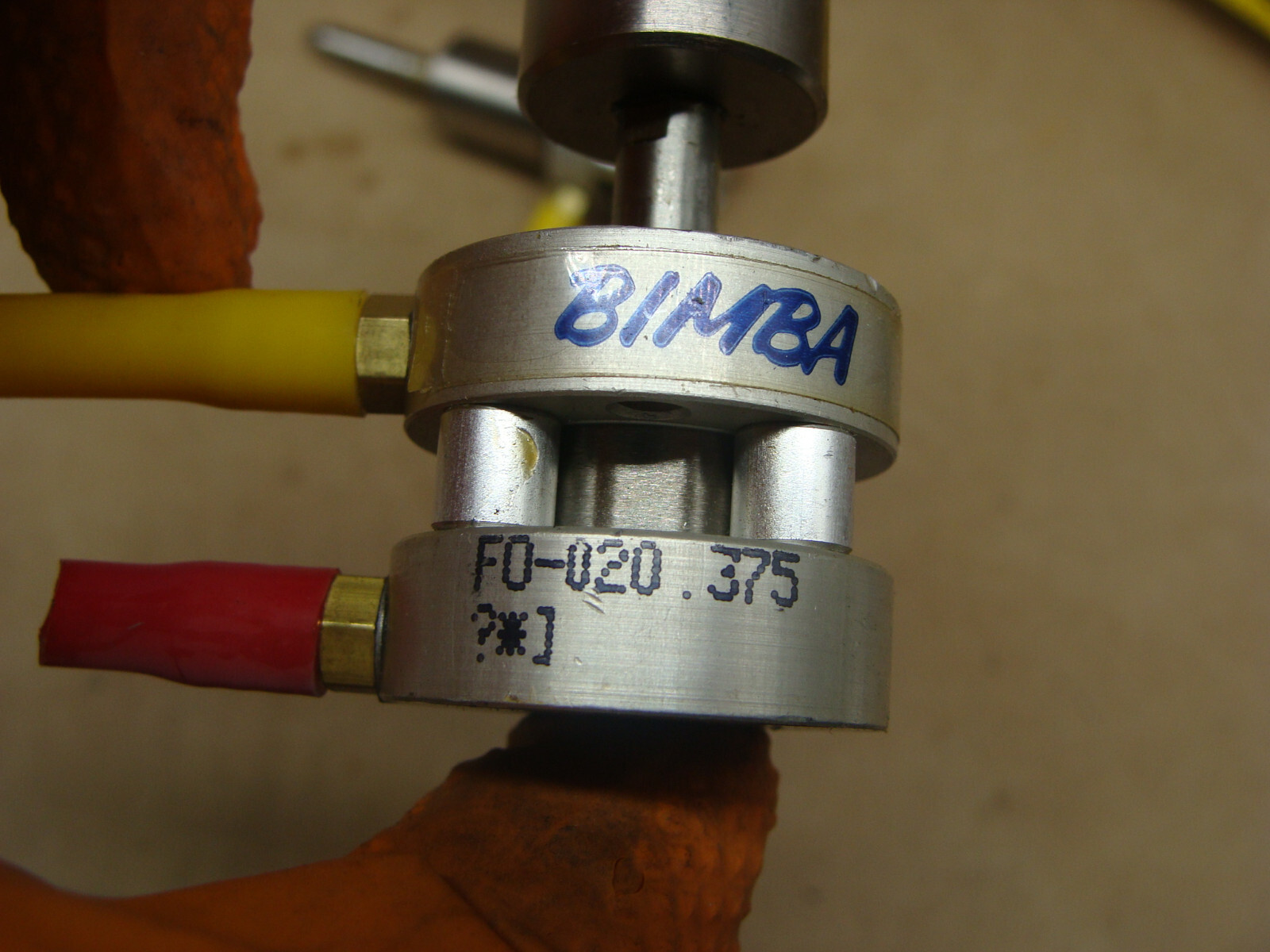 BIMBA FLAT-1 FO-020.375 PNEUMATIC CYLINDER LOT OF 2