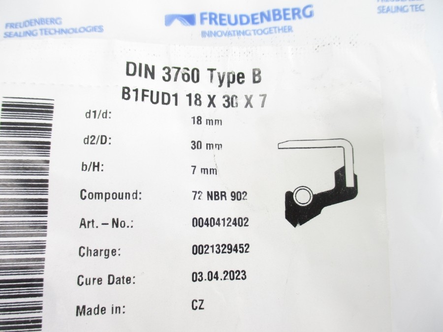 FREUDENBERG 0040412402 DIN3760 NSMP