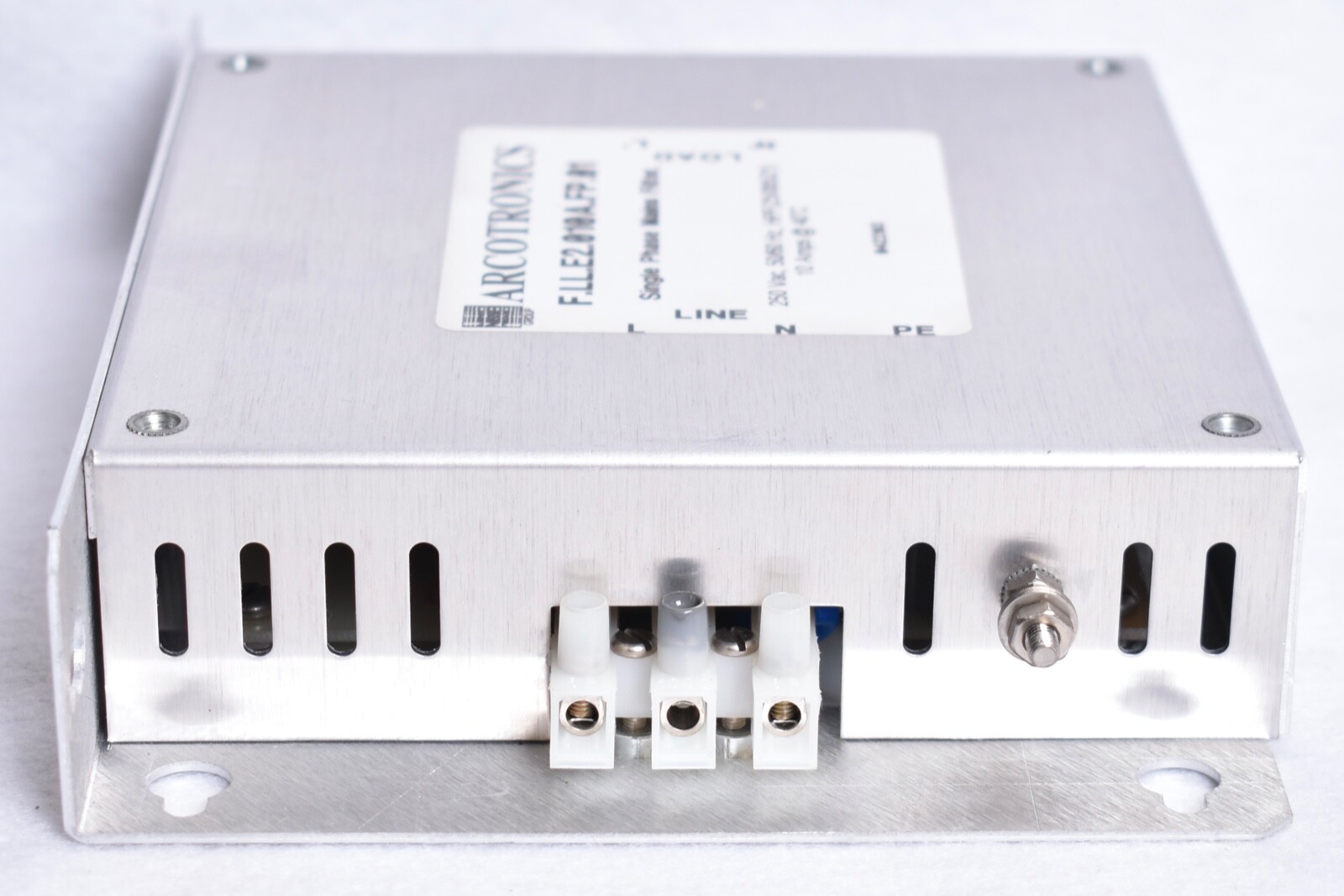 Arcotronics 250VAC 50/60Hz 10AMP Single Phase Mains Filter F.LL.E2.010A.FP.01