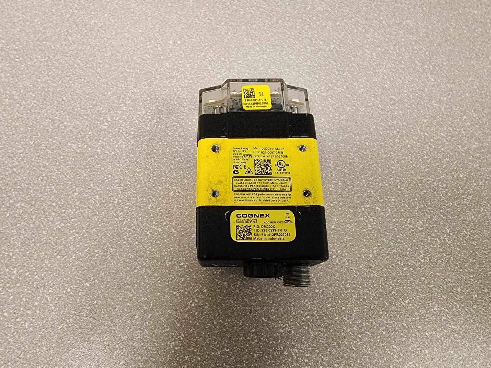 821-0087-2R B COGNEX Barcode Reader with Red LED – DM300X