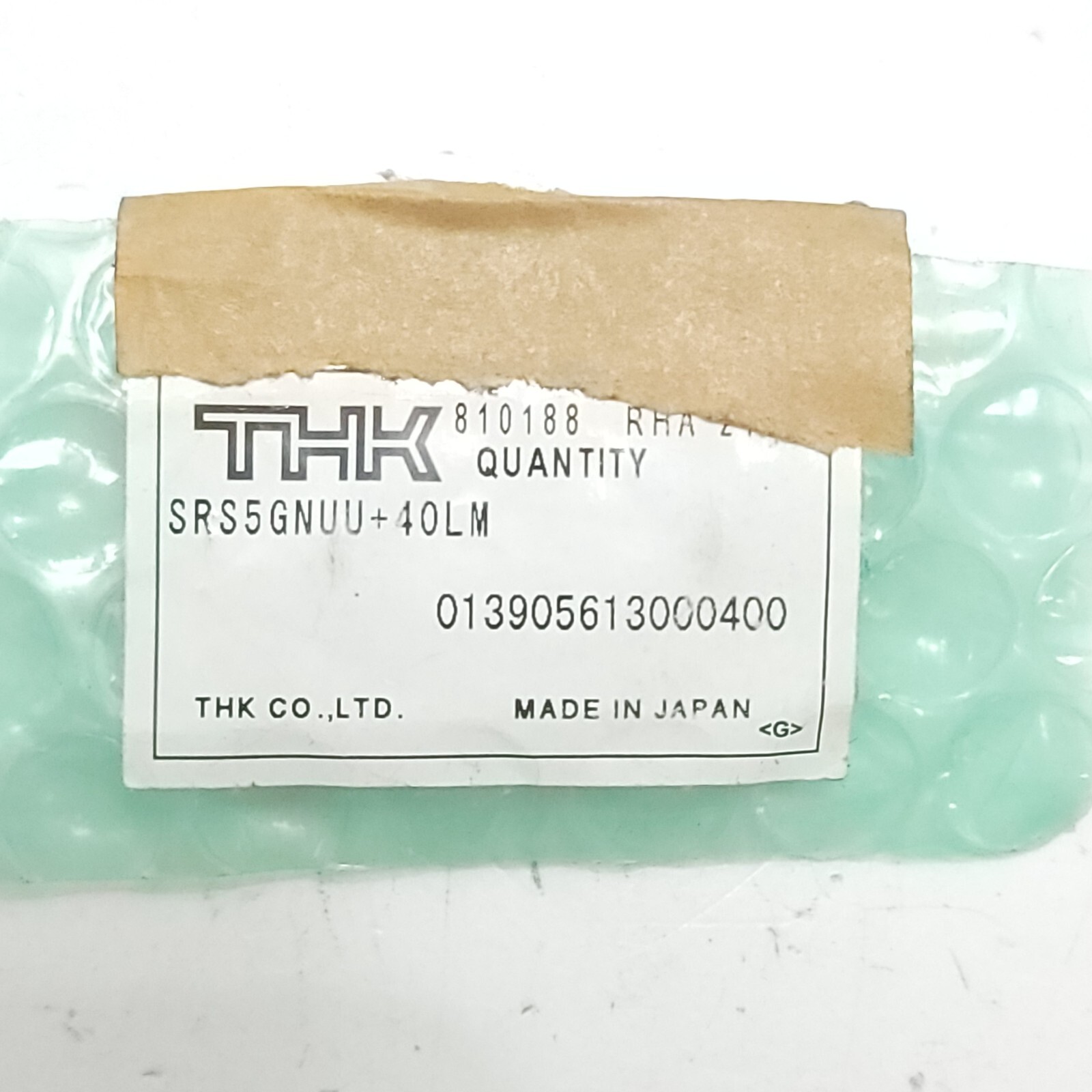 THK SRS5GNUU+40LM 810188 013905613000400 Block Slide Open Box Fast Free Ship