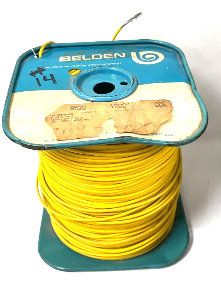 BELDEN STRANDED COPPER WIRE 9722-09511 APPROX: 800′