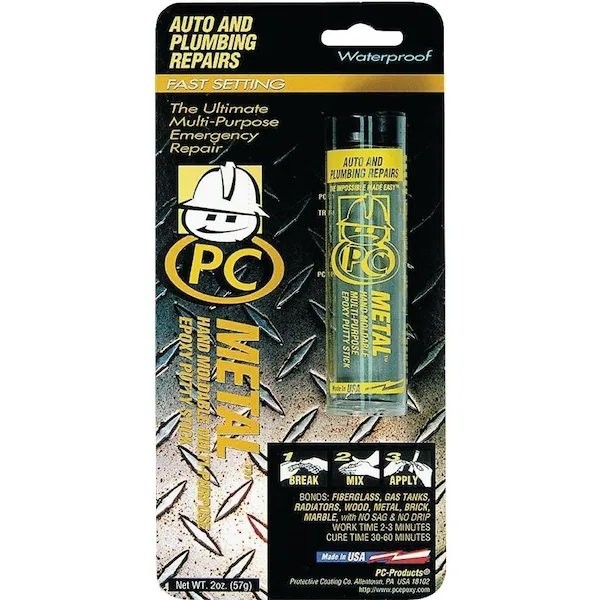 Pc Products PCMETAL 0 Epoxy Putty, Gray,