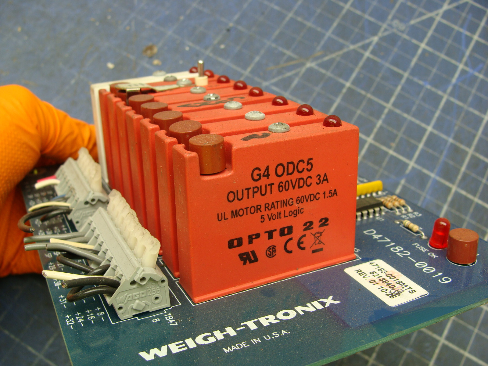 WEIGH-TRONIX D47182-0019, 47183-0018MTS REV 01 CIRCUIT BOARD