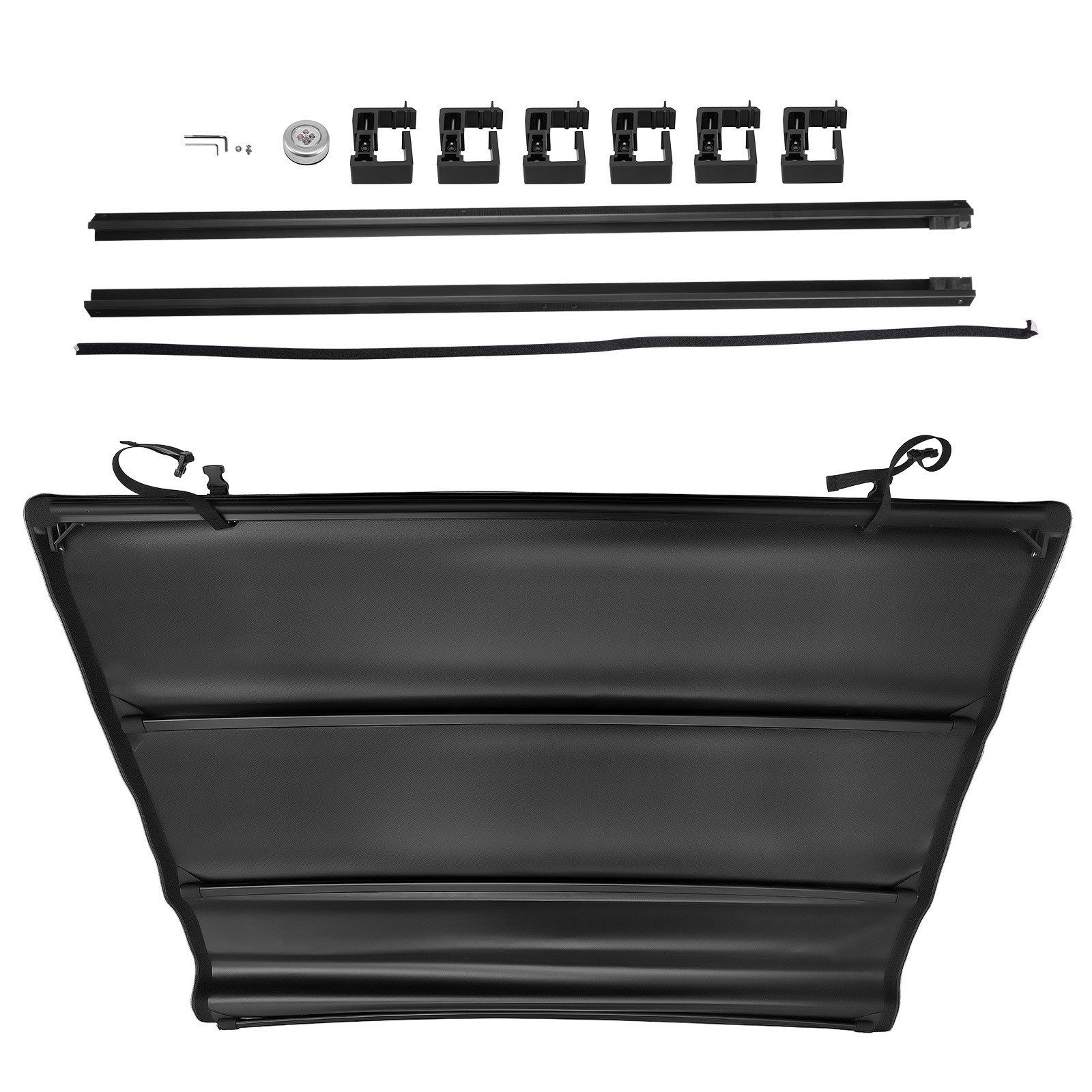 6.5FT Fleetside Bed Soft Vinyl Roll Up Tonneau Cover for Ford F-150 2015-2025 26