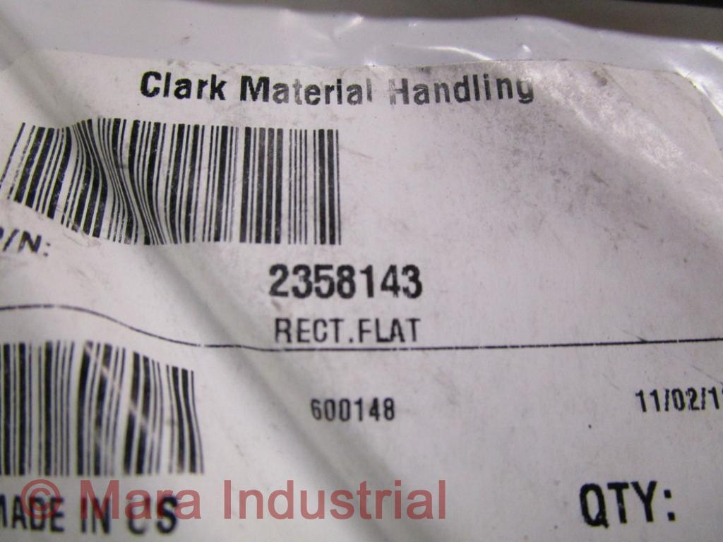 Clark 2358143 Rect. Flat (Pack of 3)