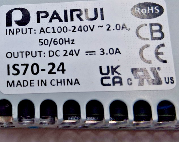 RS Pro 136-8315 Din Rail Power Supply