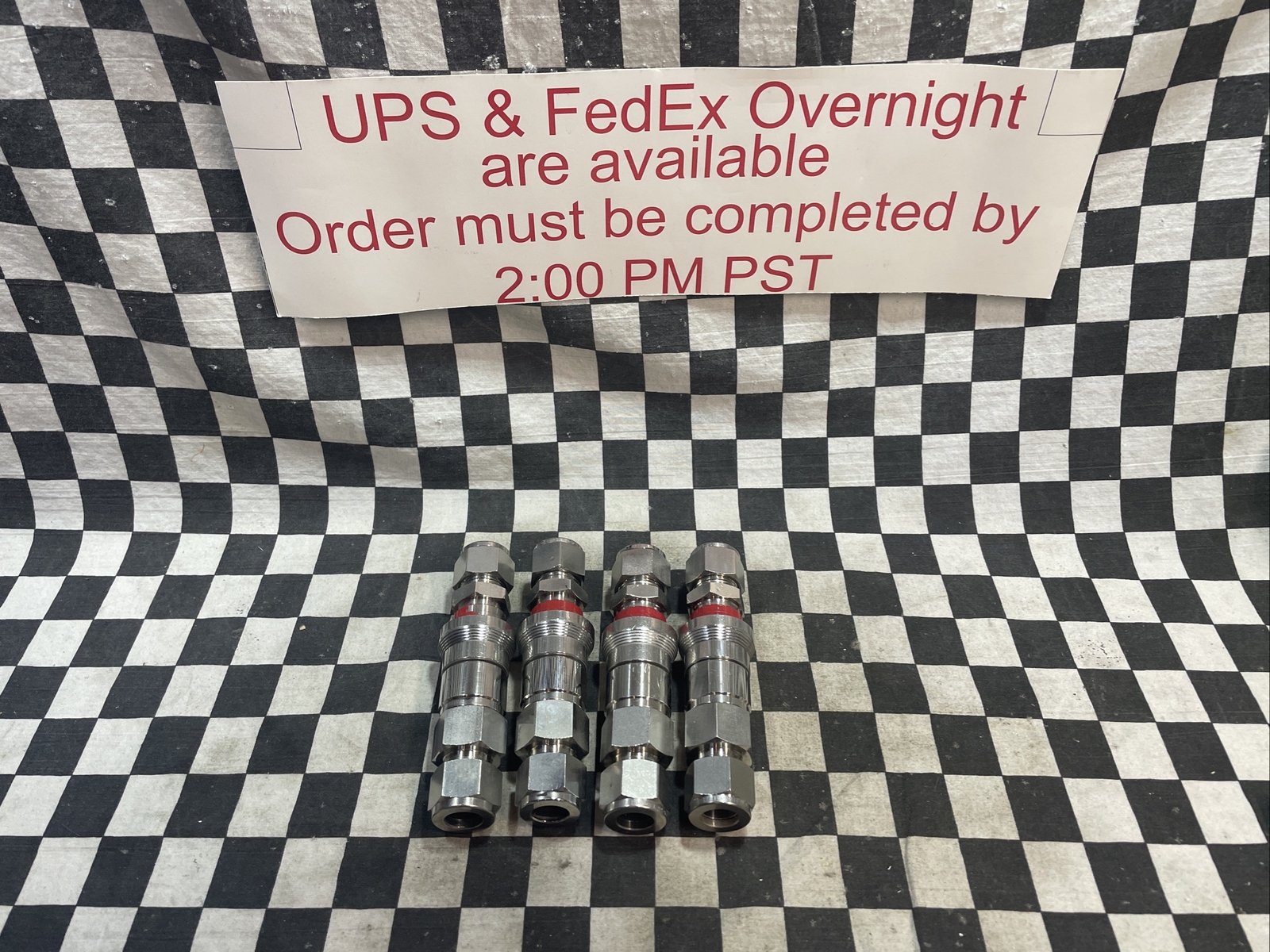SWAGELOK SS-QC8-D-810 & SS-QC8-B-810, Quick Connect 1/2″, LOT OF 4 SET #110V24