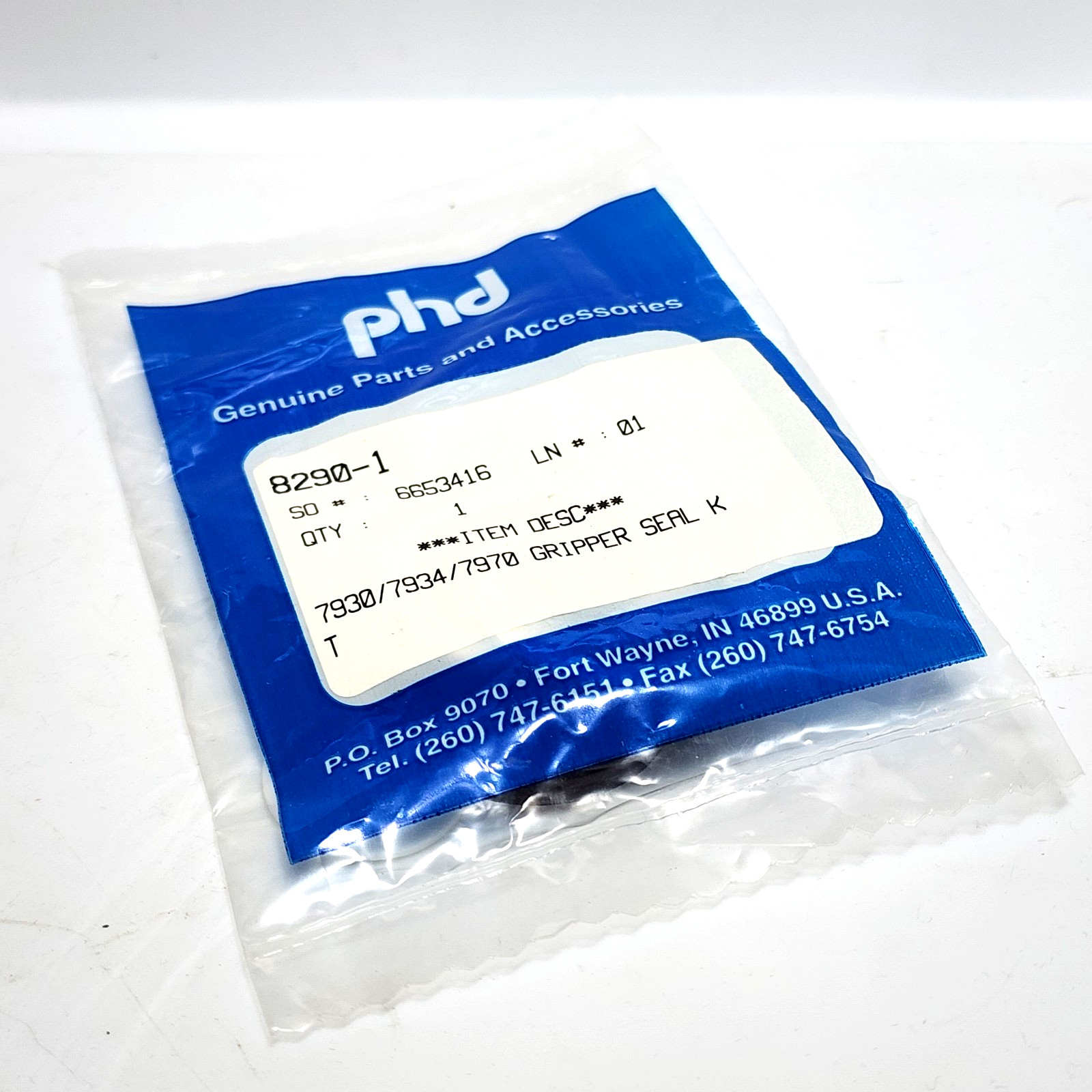 phd 8289-1 gripper seal kit 7920/7924/7960 nos old stock
