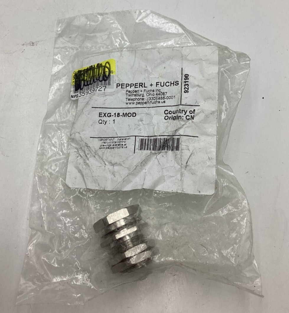 Pepperl + Fuchs EXG-18-MOD Mounting Aid Threaded Pipe Clamp For M18 Sensor