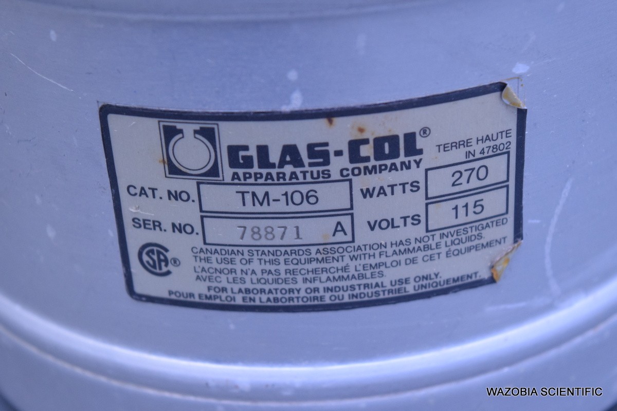 GLAS-COL TM-106 HEATING MANTLE 500ML WITH ALUMINUM HOUSING
