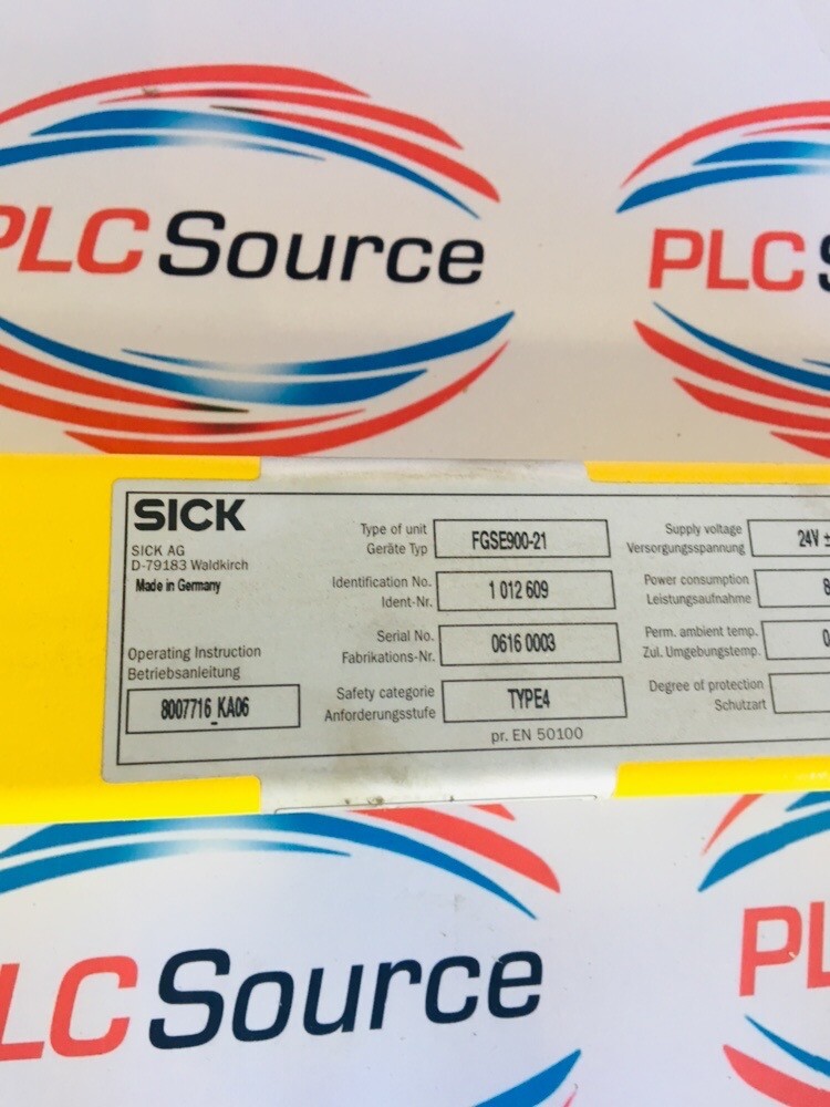 SICK 30-FSG FGSE900-21 Light Curtain Receiver Unit