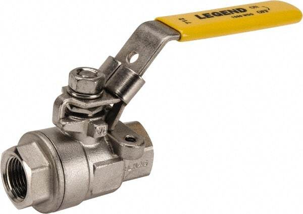 Legend 113-142 Standard Manual Ball Valve: 3/8″ Pipe, Full Port, FNPT x FNPT