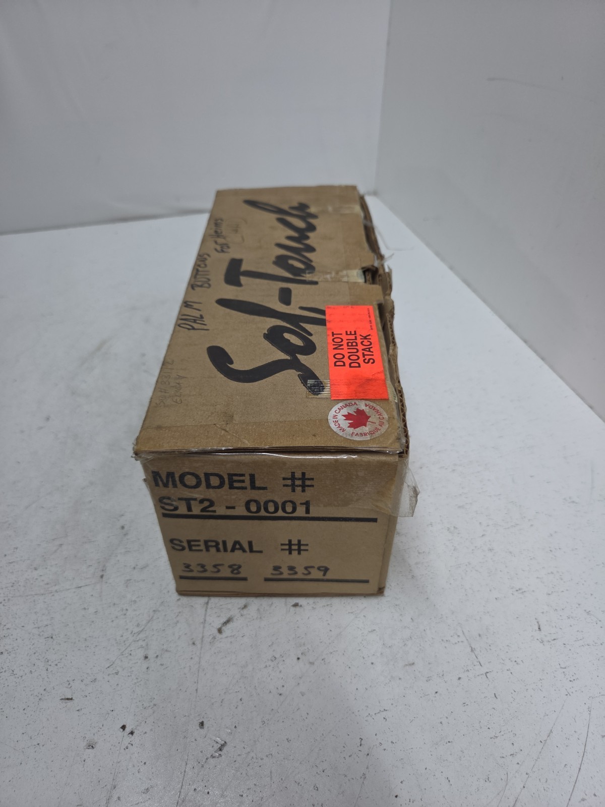 SOF TOUCH ST-0001 INDUSTRIAL MACHINE SWITCH 15-30 VDC 10A **NOS**