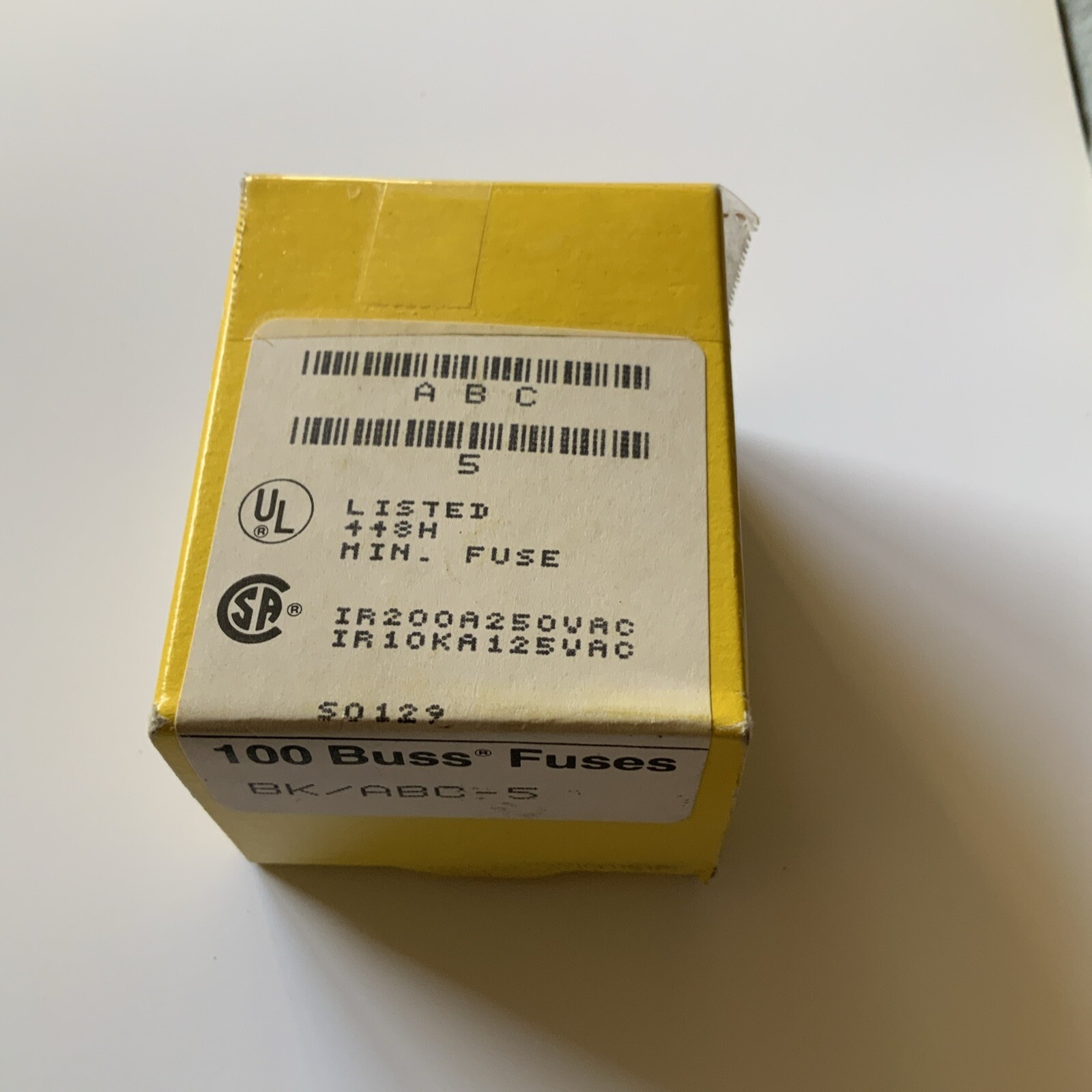 Buss ABC-5 Bussmann Fuse (Pack of 100)