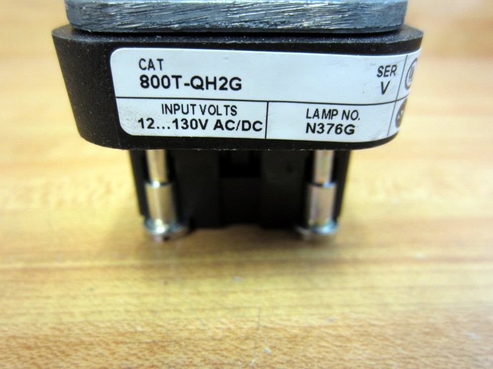 Allen Bradley 800T-QH2G Pilot Light 800TQH2G W/800TC-N374