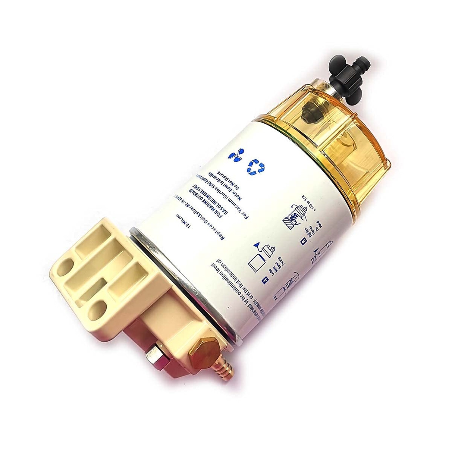 DEVMO S3227 Fuel Filter Water Separator Complete Durable 1/4”-18 NPTF Port C…