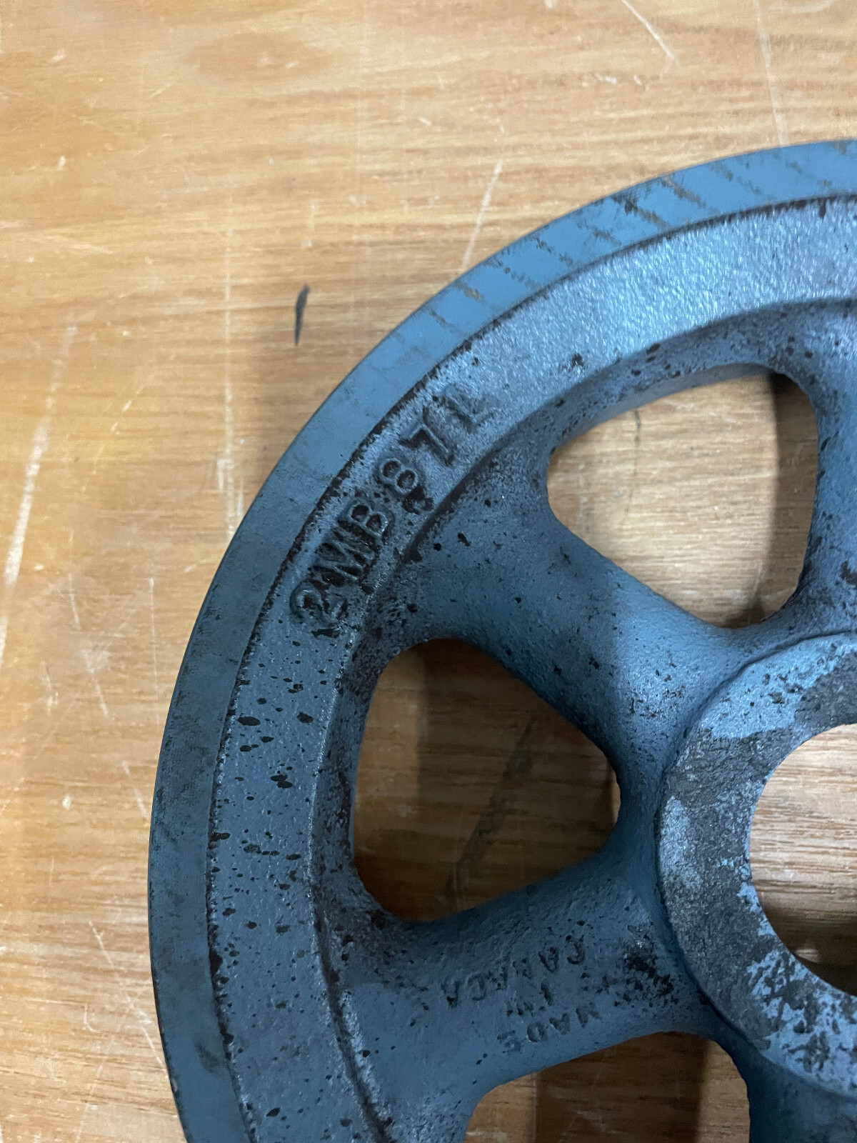 MASKA 2MBL87 TWO GROOVE GRIPBELT SHEAVE 4L/A, 5L/B BELT 2BK90H industrial vtg