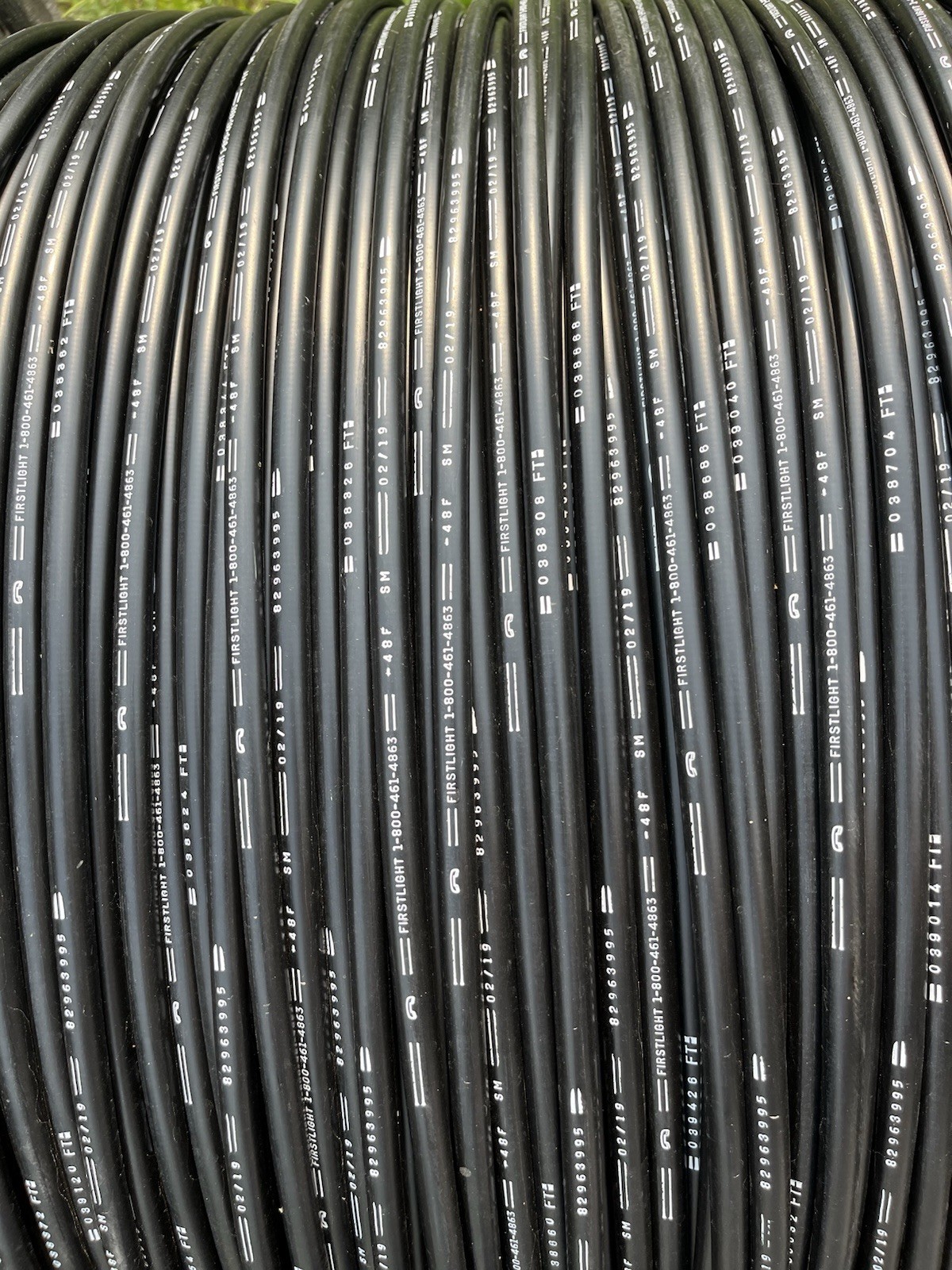 FirstLight 48F 48-Strand SM Single Mode Fiber Optic Cable 1,944 FT Reel