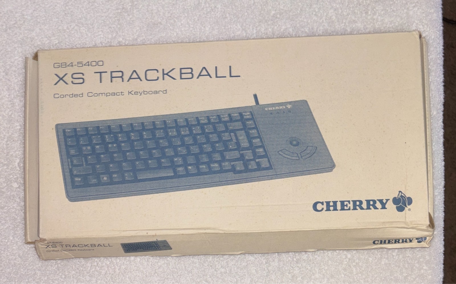 CHERRY G84-5529LPMEU-2 XS TOUCHPAD KEYBOARD PS/2 NEW G84-5500