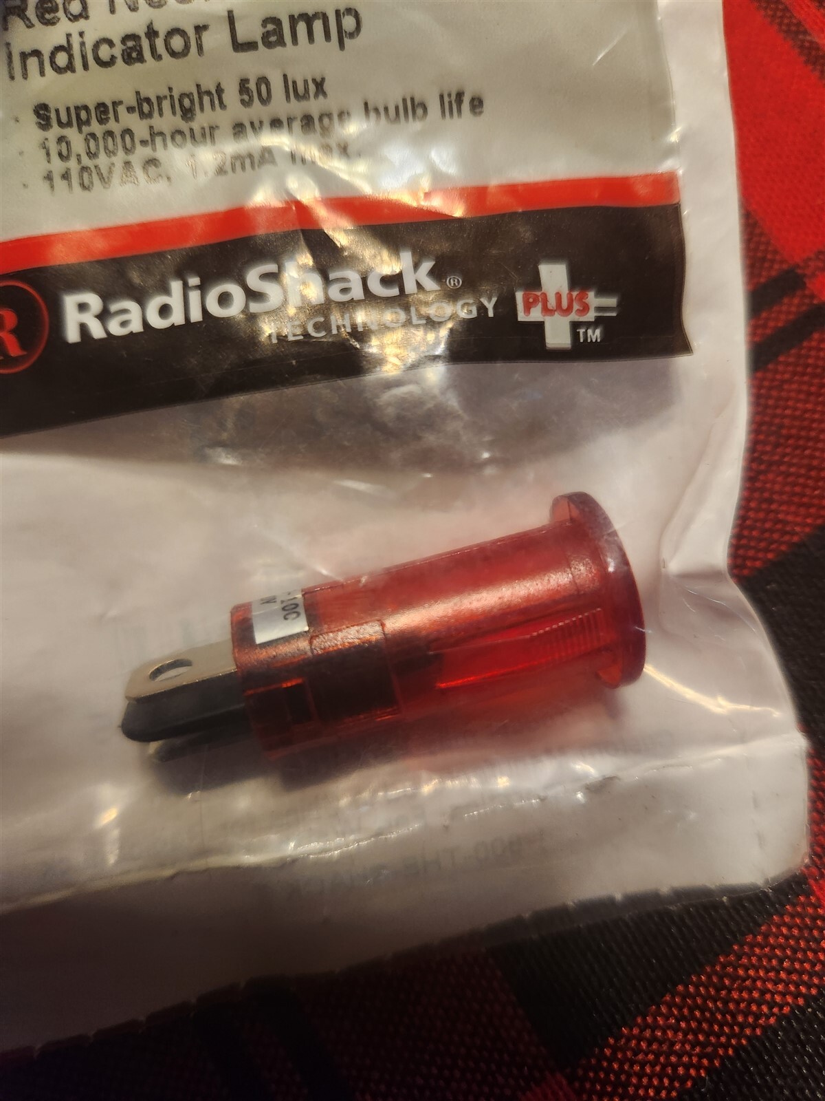 NEW Radio Shack 272-0001 Red Neon Indicator Lamp *FREE SHIPPING*