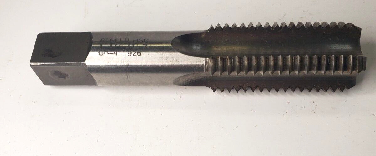 UNION BUTTERFIELD HSG 1-1/4-NC 7 GH-4 926 4 STRAIGHT FLUTE 2-5/8″ LOC 5-7/8 OAL