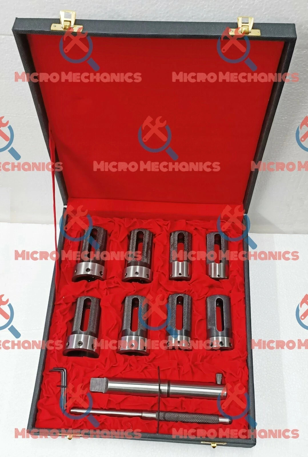 MT1 Lathe Tailstock Die Holder Set Floating Type 1MT Shank Lathe Threading Kit