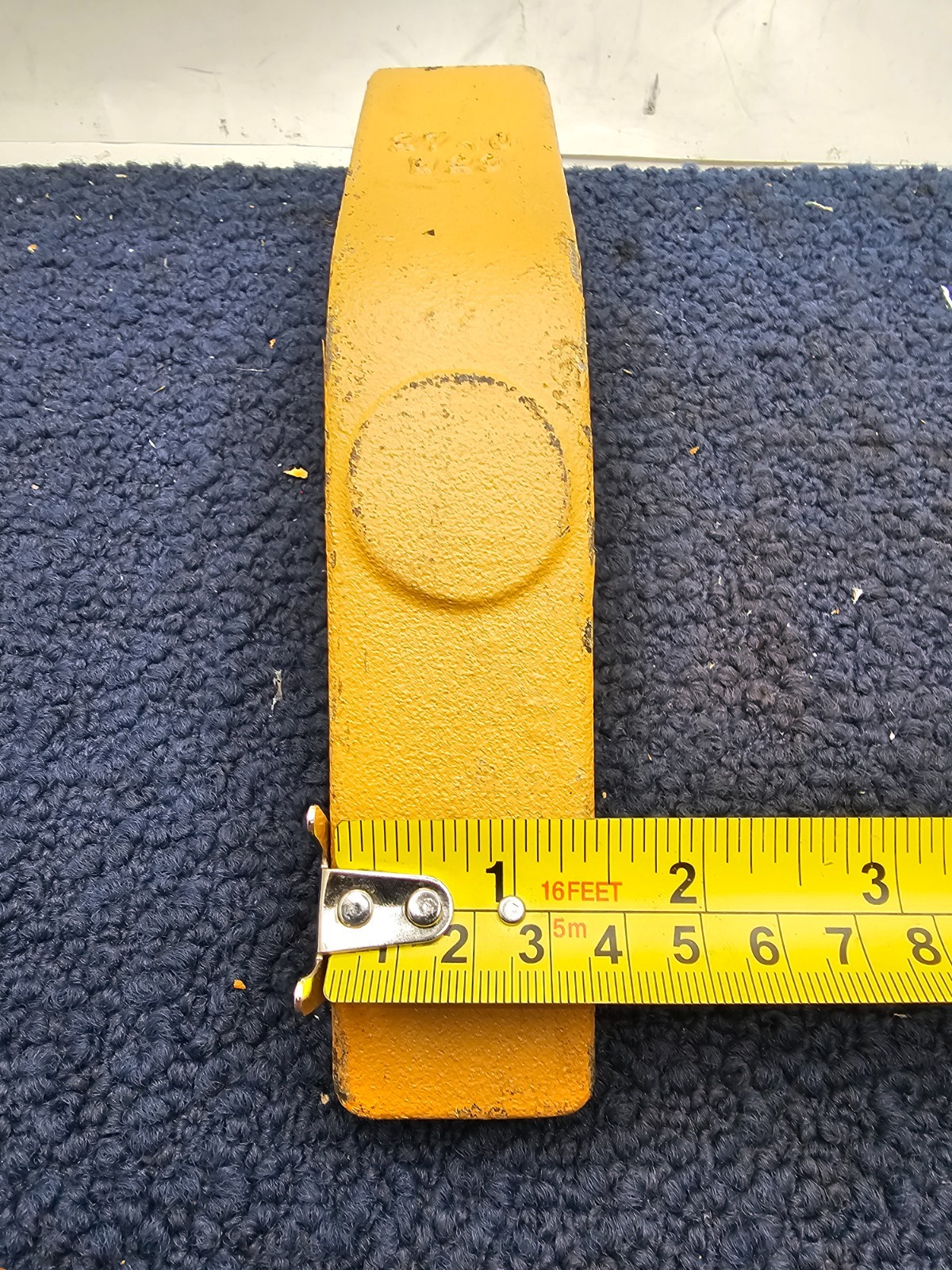 2740 W23: Yellow Bucket Tooth Fits Case/International Harvester