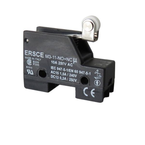 1 Pc. ERSCE switch M3-11-NO+NC(250VAC 10A) belt wheel