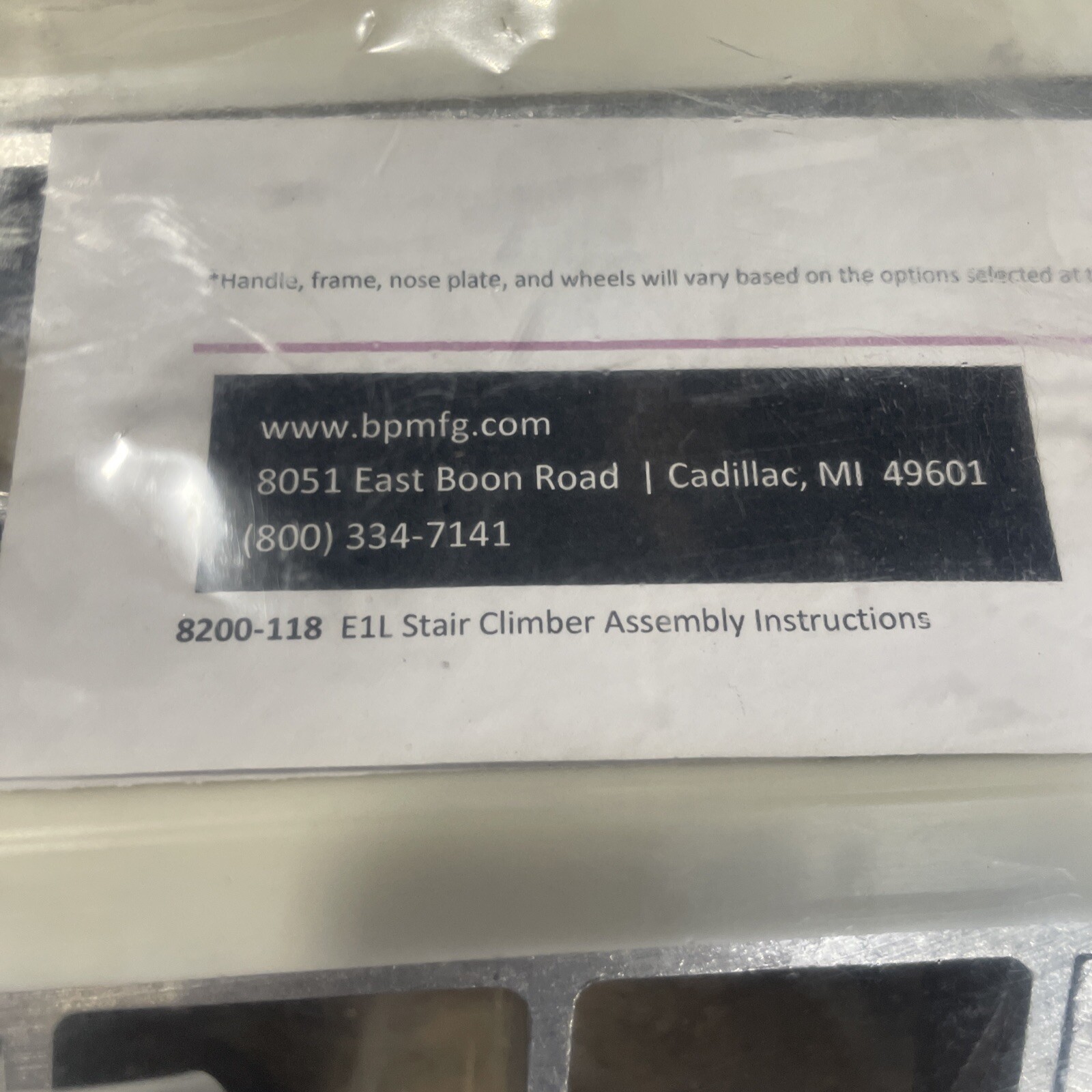 B&P Manufacturing 2002-E1L STAIR CLIMBERS, EXTRUDED ALUMINUM ***FREE SHIPPING***