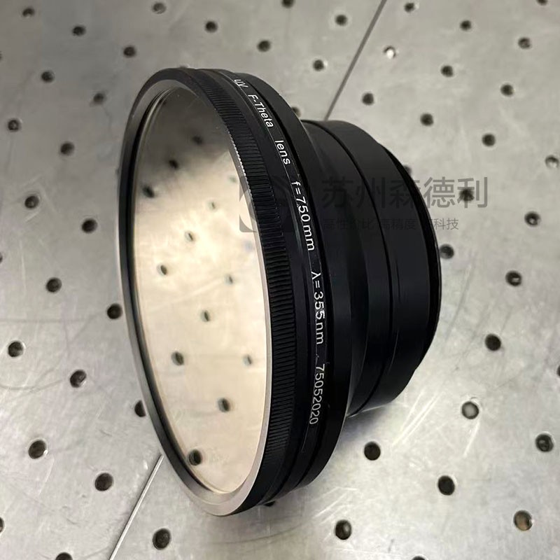 New 3D laser printed large-sized field lens UV F-Theta lens f=750 mm λ=355nm