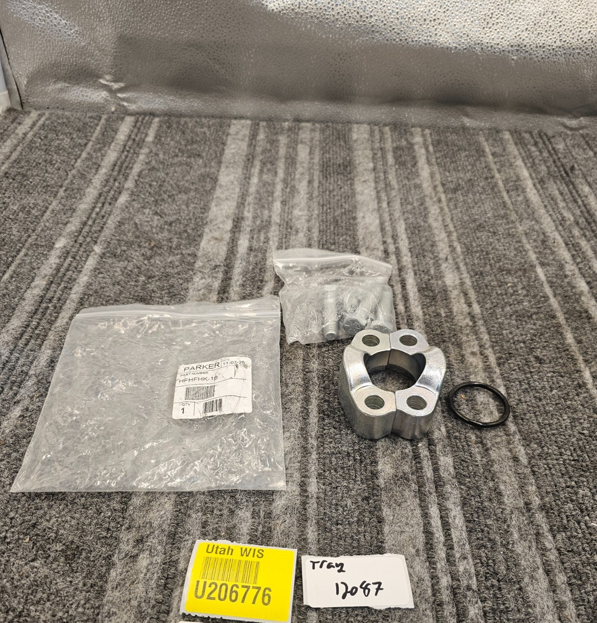 PARKER HFHFHK-16: 1-inch SAE Code 62 Forged Steel Split Flange Assembly 6000 PSI