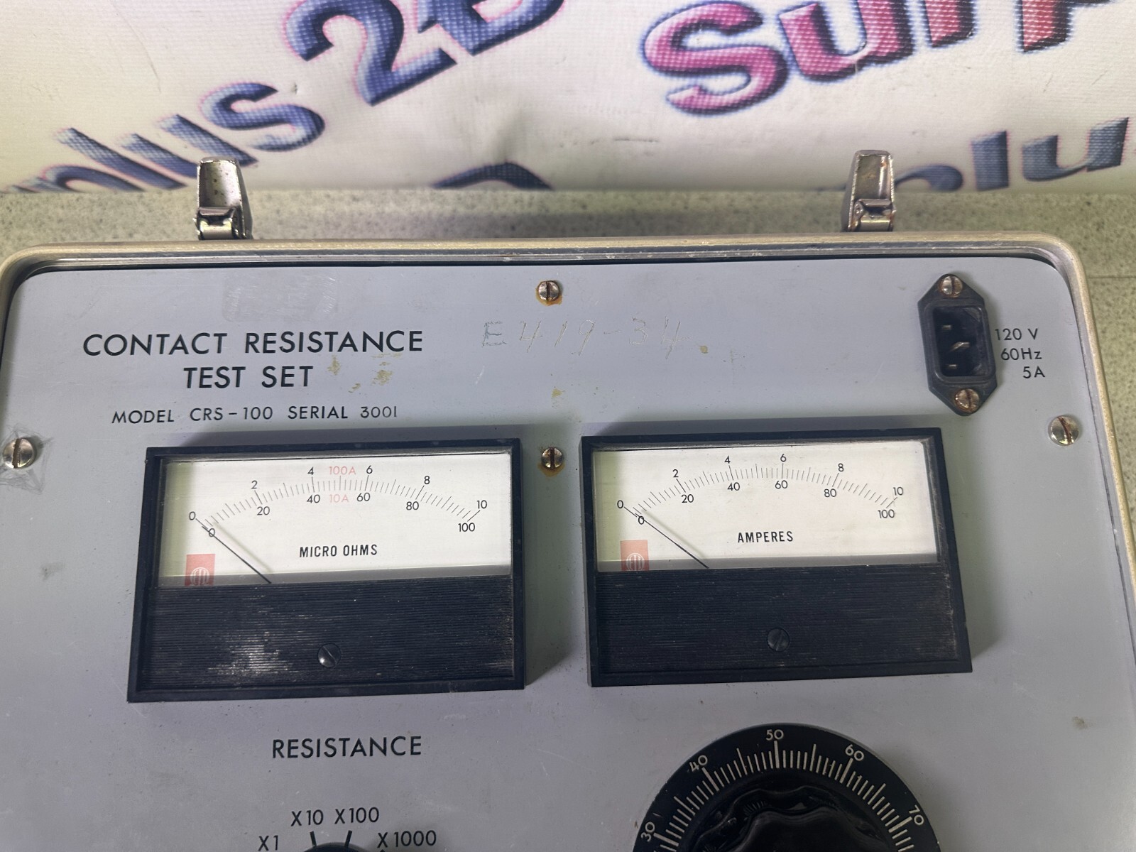 Electrical Testing Instruments CRS-100 Contact Resistance Test Set