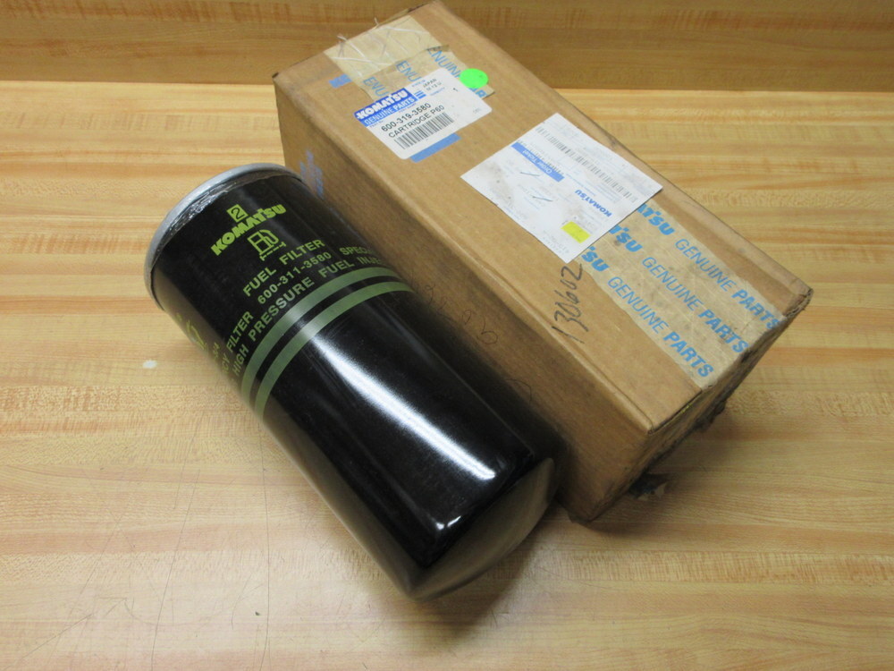 Komatsu 600-319-3580 Fuel Filter Cartridge 600-311-3580